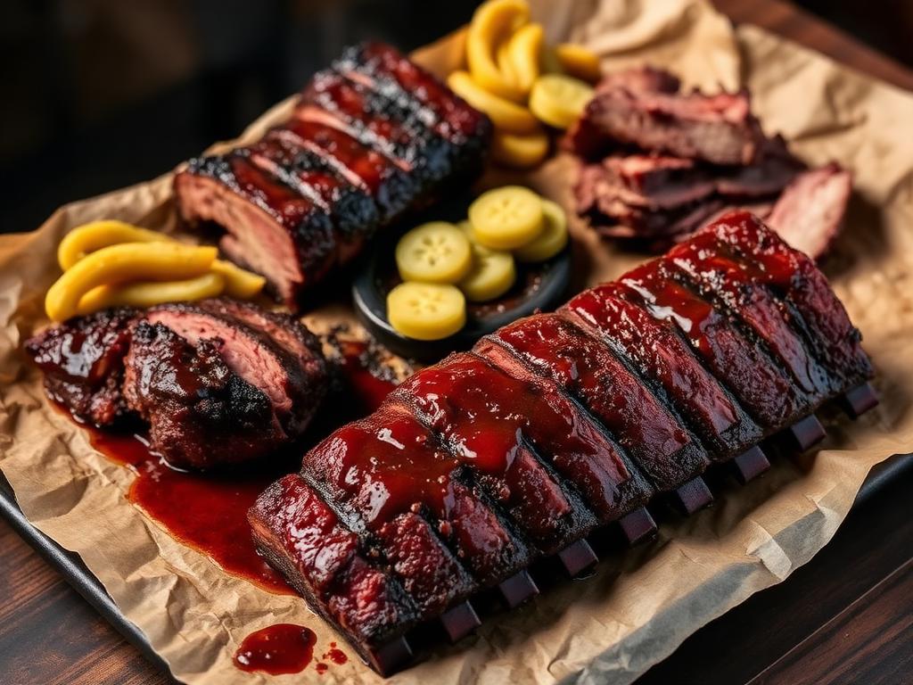 Brisket ends from the pit